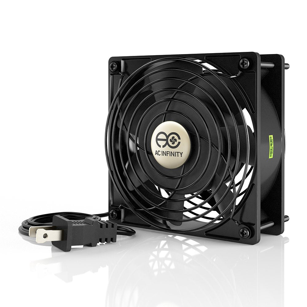 AC Infinity AXIAL 1238, Muffin Fan, 115V 120V AC 120mm x 38mm.