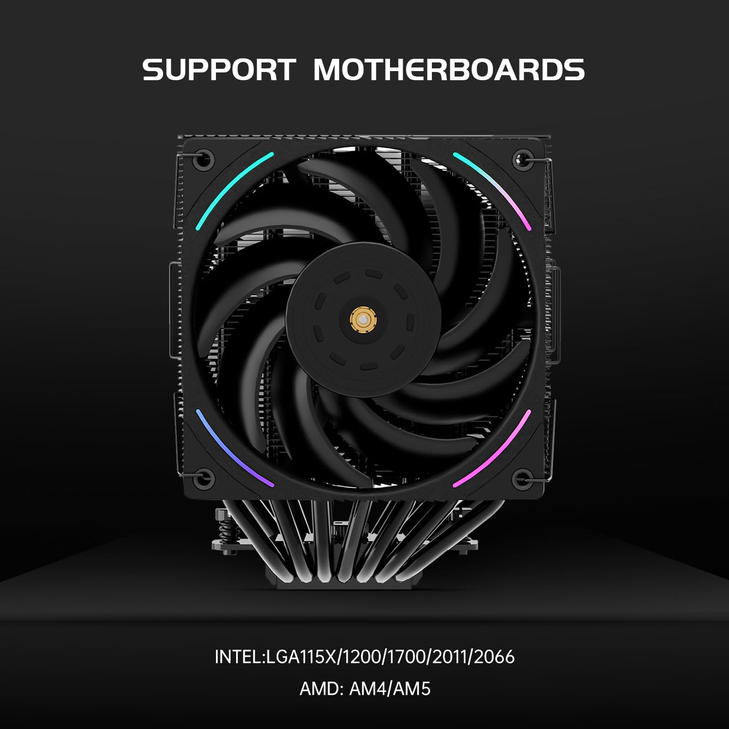 Thermalright Phantom Spirit 120 EVO CPU Cooler, 2150RPM TL-K12 PWM Fans, 7 Heat Pipes, for AMD AM4/AM5 & Intel LGA 1700/1851