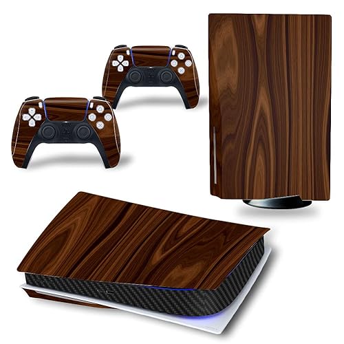 Glossy Protective Vinyl Decal Skin/Stickers Wrap Cover for PS5 Skin Stickers Full Body for PlayStation 5 Console and 2 Controllers (PS5 CD Version