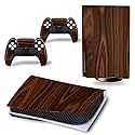 Glossy Protective Vinyl Decal Skin/Stickers Wrap Cover for PS5 Skin Stickers Full Body for PlayStation 5 Console and 2 Controllers (PS5 CD Version