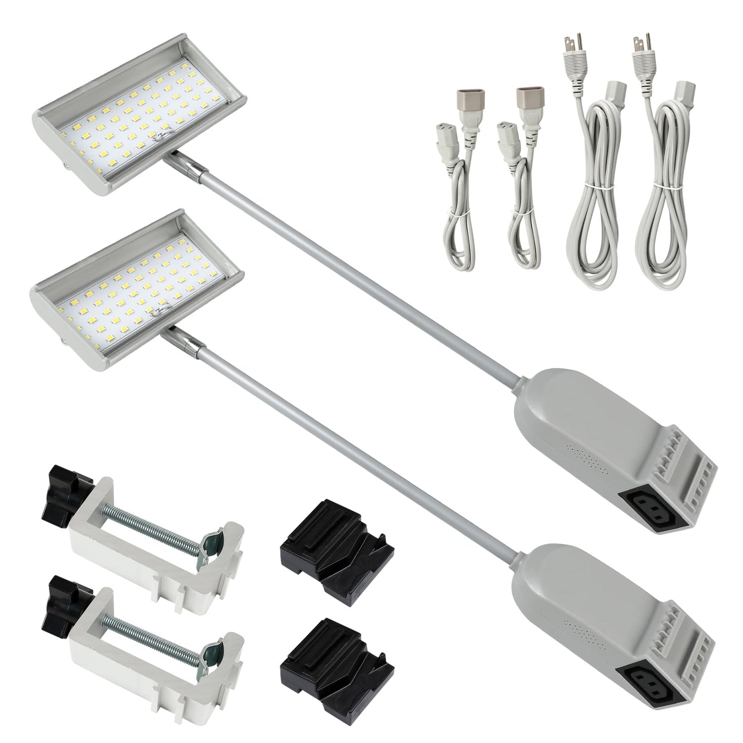 SUNLITOPTOTrade Show Lights LED Display and Wall Washer Exhibit Arm Lighting, POP UP Connectable Lights Included Clamps, Mounting Brackets, Power