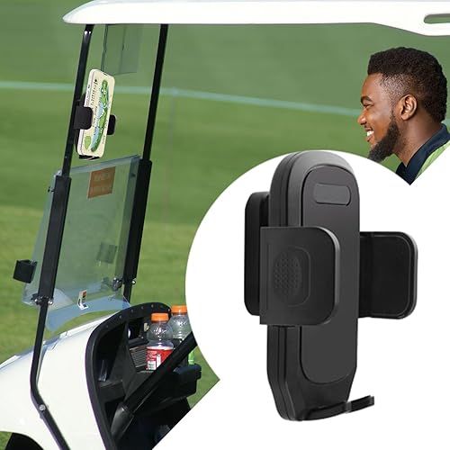UYODM Golf Cart Magnetic Phone Holder Mount, Ultra Strength 6*N52 Magnets Cell Phone Caddy Compatible with EZGO Club Car Yamaha,Fit for Most