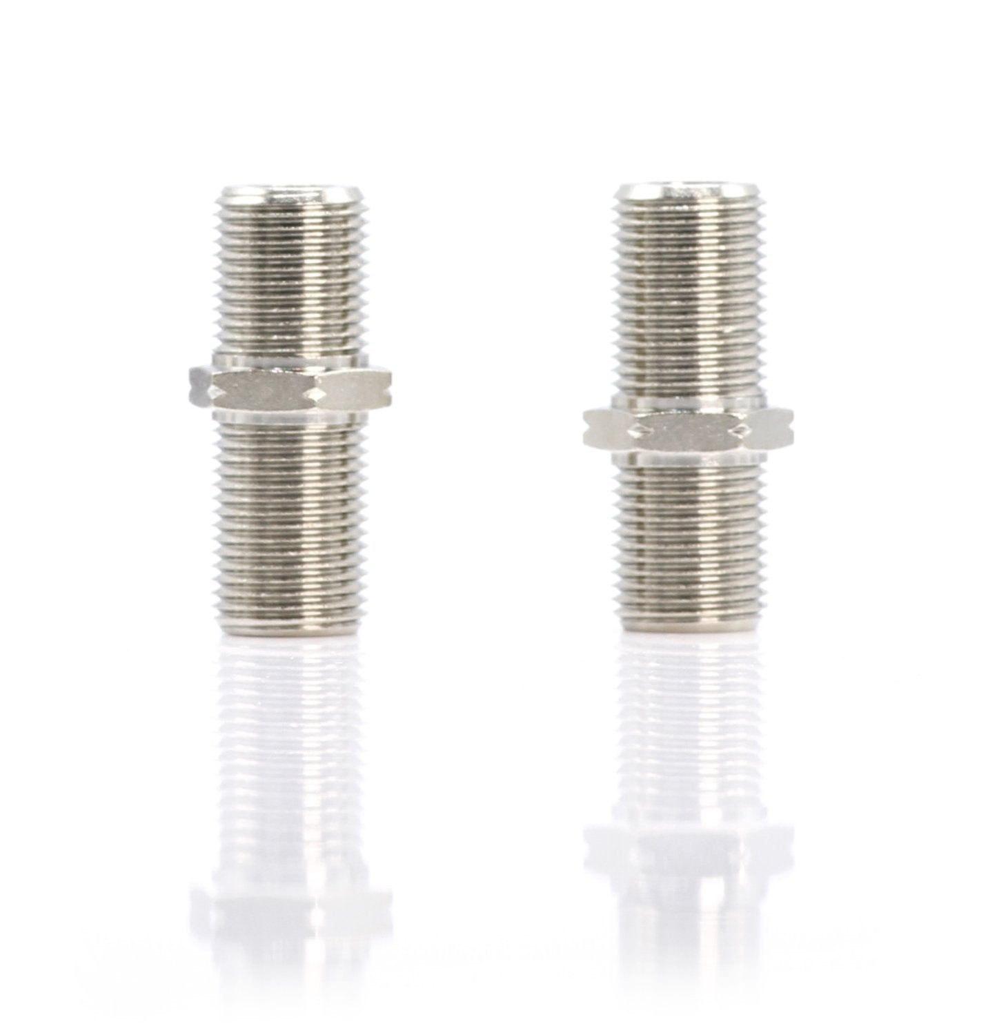 THE CIMPLE CO Coaxial Cable Connectors for RG6, RG59, RG58, RG11 - Female-to-Female F81 Coax Splices - Barrel Couplers for Extending Cables - 3 GHz