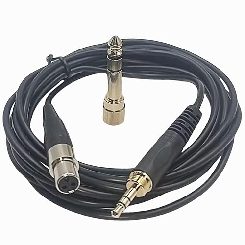 Rhinenet Replacement Cable for AKG Q701 / K712 / K702 / K240 / K240 MK II / K141 / K171 Headphones Audio Cable Wire with 6.35mm Adapter