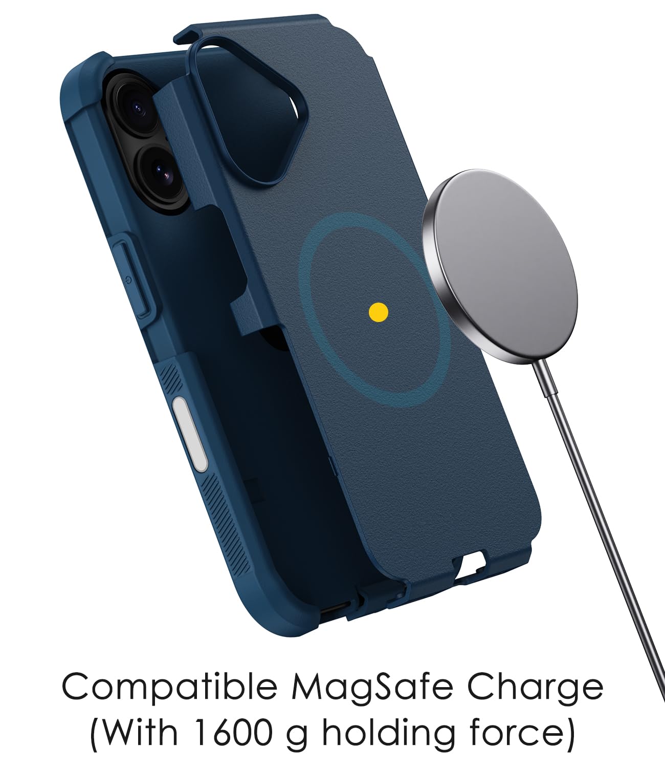 Diverbox for iPhone 16 Case,Compatible with MagSafe,with Screen Protector,with Port Protection,with Camera Control Button,Slim & Tough Phone Cases