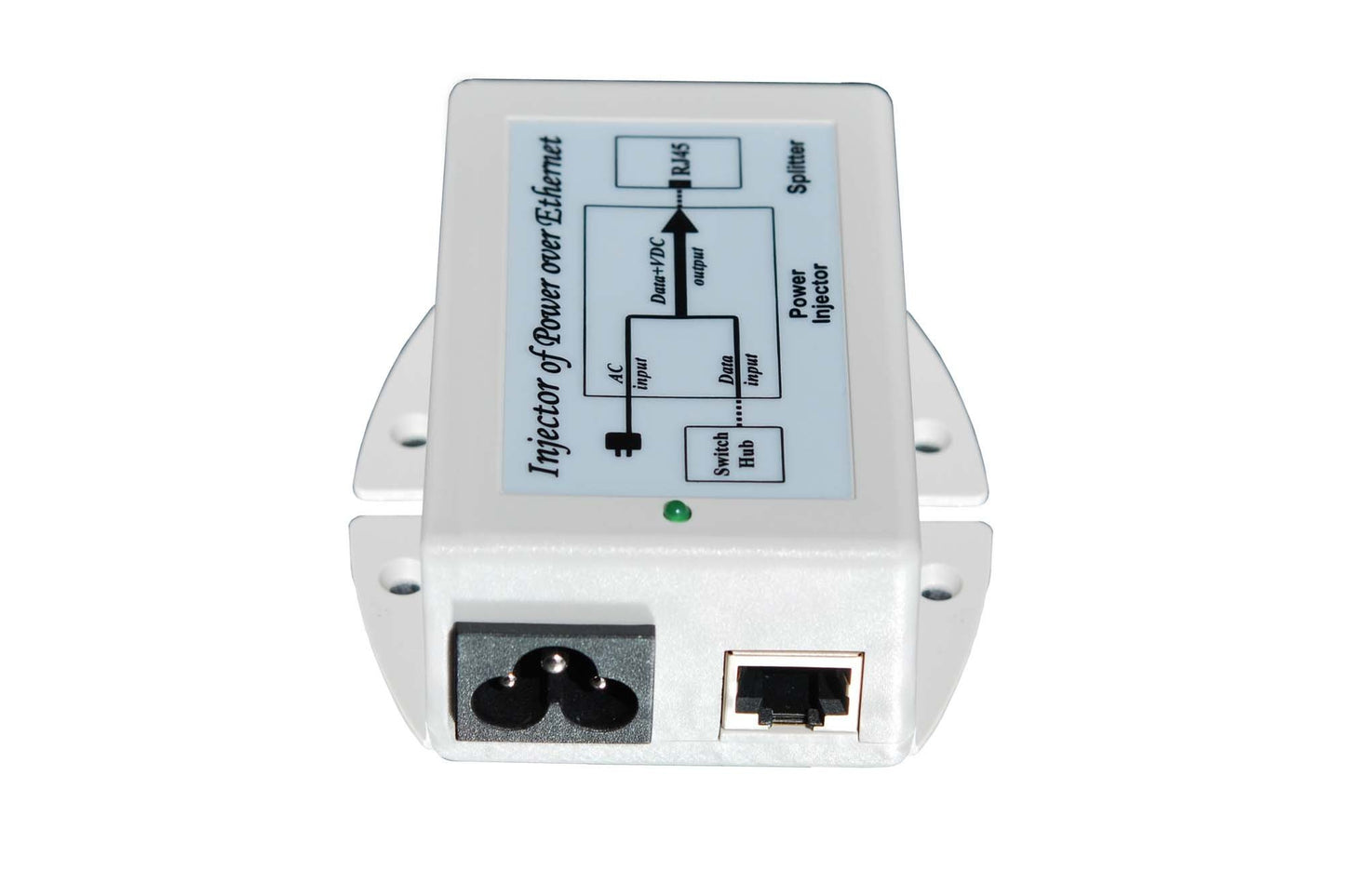 Tycon Systems TP-POE-48GD 16.8W Gigabit POE Power Inserter - US Power Cord44; 48V