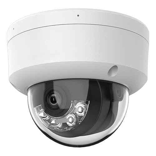 4K 8MP Dome Camera DS-2CD1183G2-LIUF Oringinal Hik, PoE, Smart Hybrid Light, Human/Vehicle Detection, IP67 & IK08 Rating, 2.8MM H.265+ Compression, SD