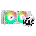 Thermalright FW240 Black CPU AIO Cooler,PC 240 Specification Water Cooler System,IPS LCD Screen with 320*240 Resolution,for AM5&Intel