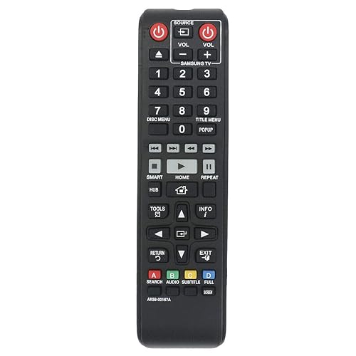 New AK59-00167A Replace Remote for Samsung Blu-ray BD-J6300 BD-JM63 BD-JM63C