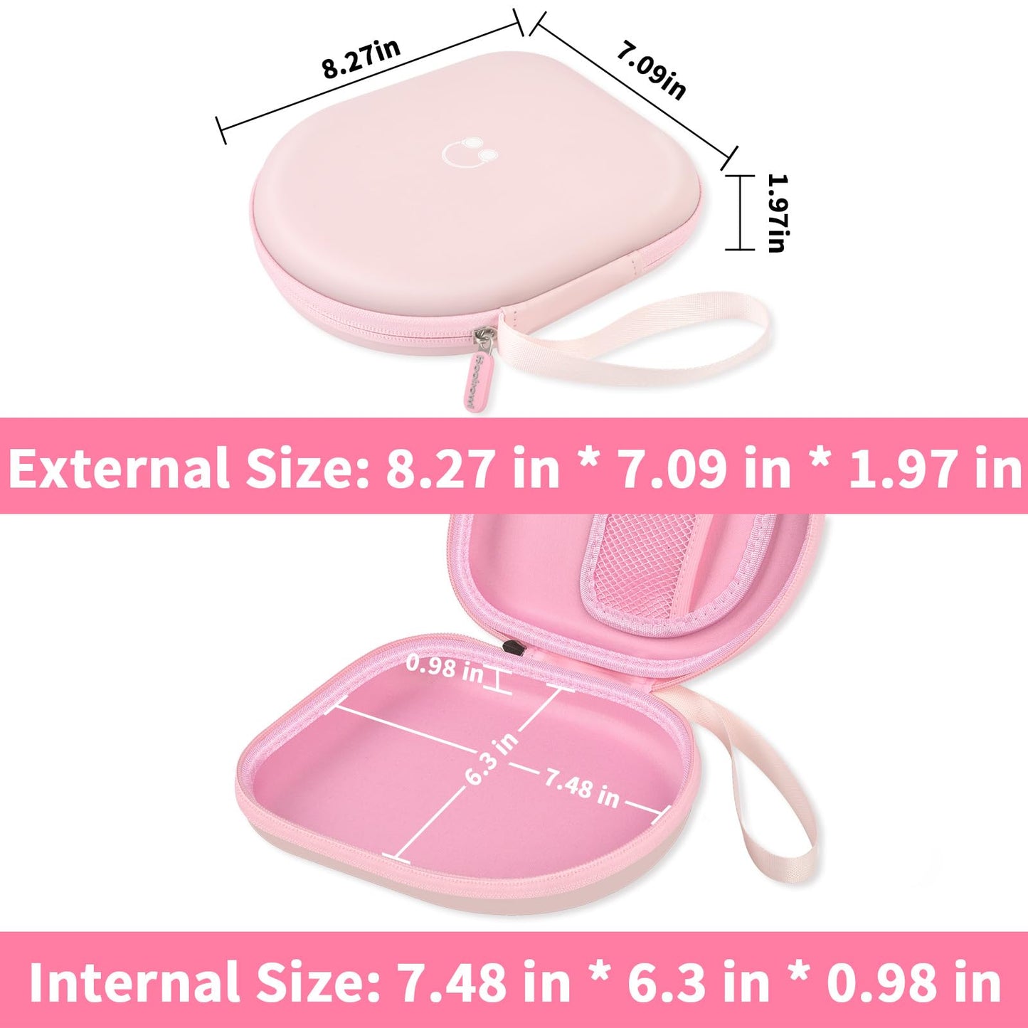 Headphone Case Compatible with JBL Tune 510BT/ 520BT/ for Sony WH-CH520/510/ for JBL Live 460NC/670NC Wireless On-Ear Headphones, Bluetooth Head