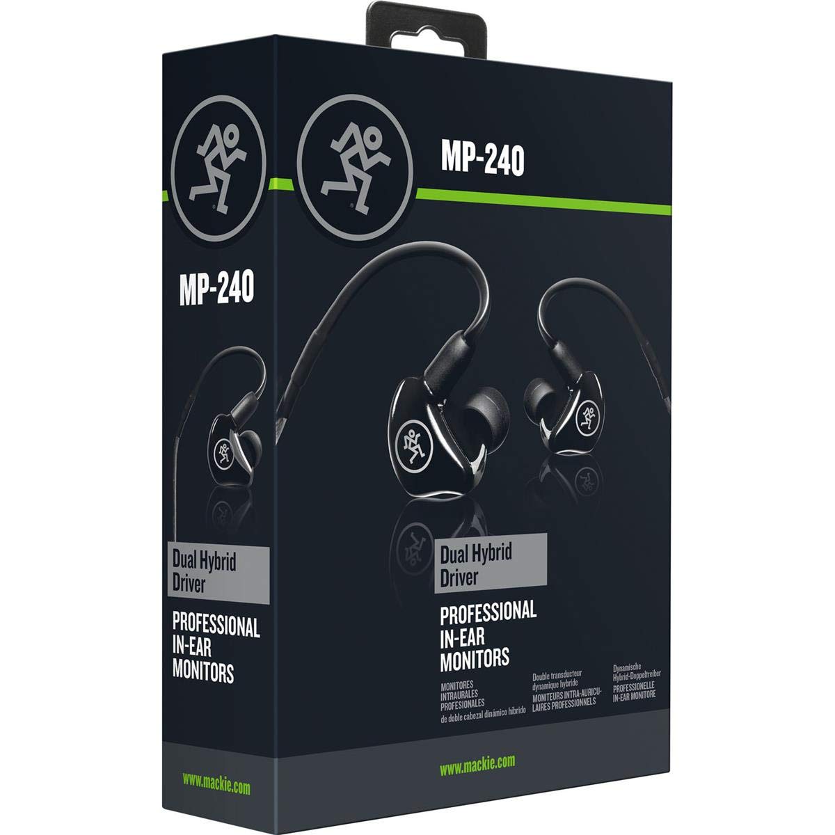 Mackie MP Series In-Ear Headphones & Monitors with Dual Hybrid Drivers (MP-240)