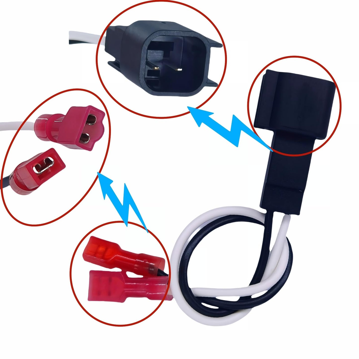 Losato72-5600 Speaker Adapter, Suitable for The Front and Rear Door Speaker Adapter Harnesses and Adapter connectors of Ford, Lincoln, Mazda