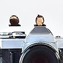 Camera Hot Shoe Cover, Cute Hot Shoe Cap, Hot Shoe Protector Compatible with Sony Fujifilm Fuji Canon Nikon Pentax Leical Panasonic (2pcs Hedgehog)
