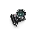 Handmade Genuine Real Leather Half Camera Case Bag Cover for Leica SL2 Black Color