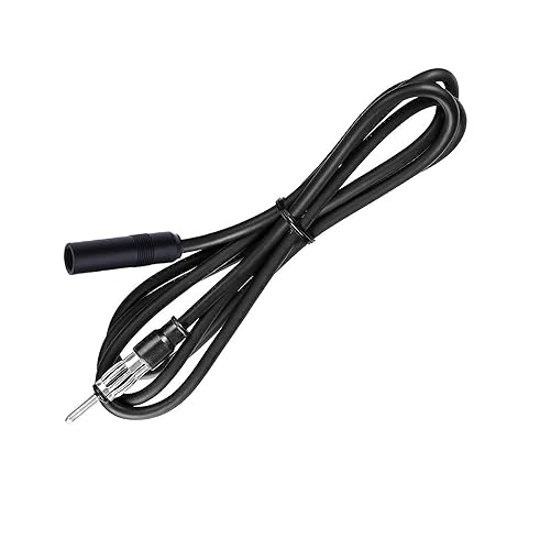 RedYutou Universal DIN Male to Female car Modified DVD Navigation CD Player AM/FM Antenna Extension Cable Conversion Cable 300cm /10 ft
