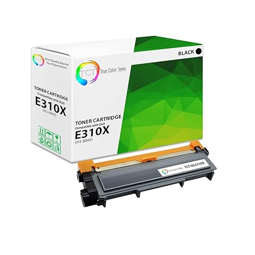 TCT E310X Toner Cartridge - Compatible Replacement for Dell 593-BBKD Black Works with Dell E310 E514 E515 E310DW E515DW E514DW E515DN Printers (2,600