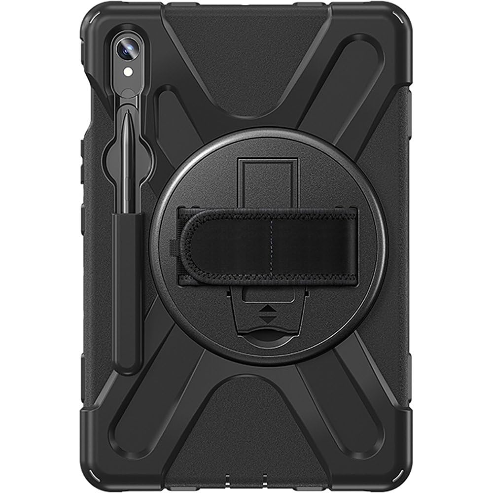 Sahara for Samsung Galaxy Tab S10 Lite (2025) / S10 FE / S9 / S9 FE Case - Heavy-Duty Protective Cover with Kickstand, Rotating Hand Strap & Shoulder