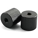 HJ Garden 2pcs 1/4"-20 Thread Tripod Nut Connection Mounts Nuts Articulating Arms Tripod Rigs Replacement Parts