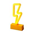 Magnetic Lightning Bolt Neon LED Light for Locker, Bedroom & Dorm Decor, Battery Operated Night Light for Kids, School & Fridge - LockerMate by