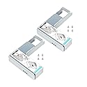 Pack-2 9W8C4 Y004G WWGPK SSD Adapter Bracket Compatible for 3.5" X7K8W KG1CH T440 R530 R540 R440 R740 R730 R430 SAS SATA Hard Drive Tray Caddy
