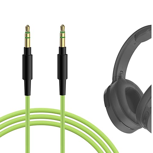 GEEKRIA Audio Cable Compatible with Skullcandy Hesh Evo/ANC/3, Crusher Evo/Grind/ANC/ANC 2, Riff 2 Cable, 3.5mm Aux Replacement Stereo Cord (4 ft…