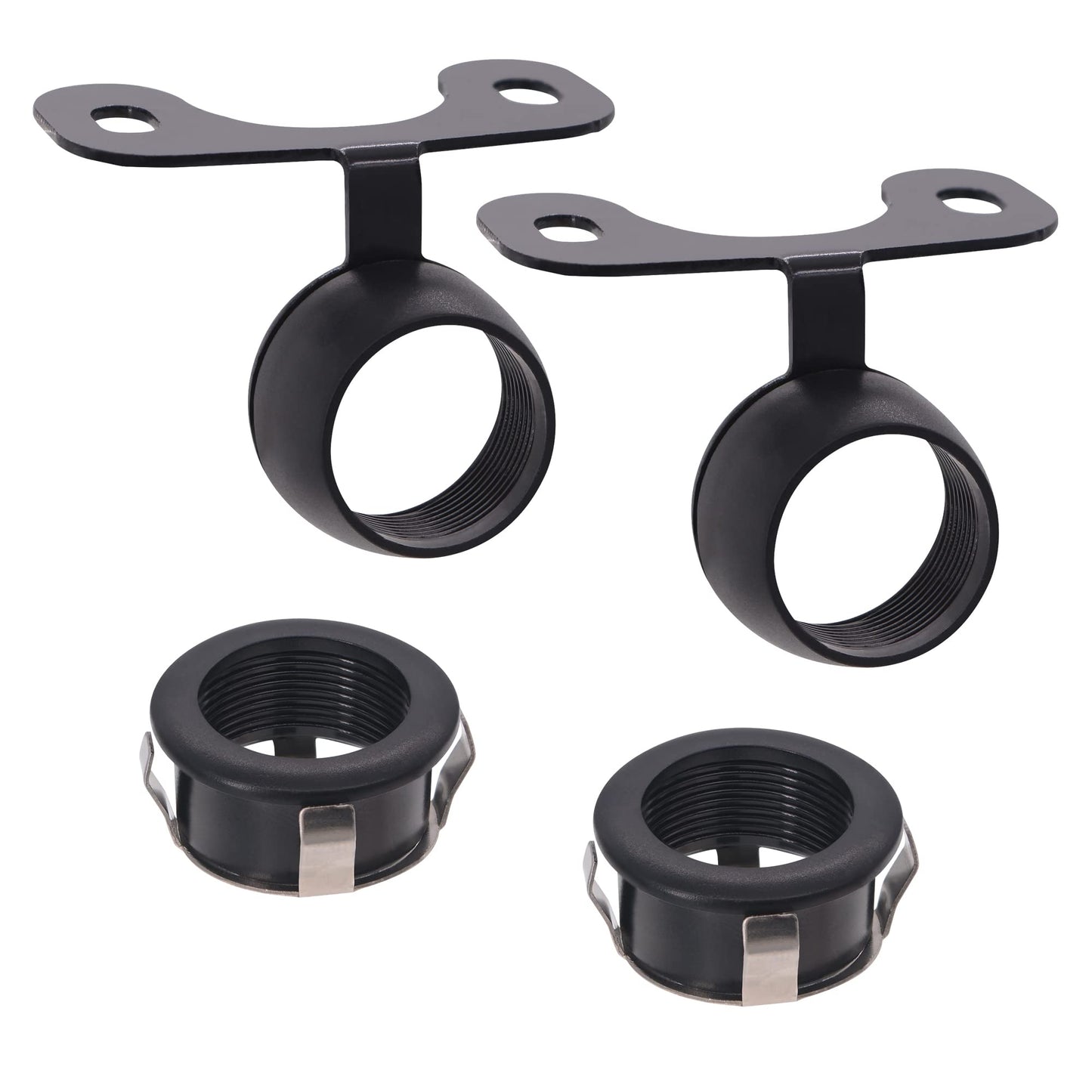 iSaddle Round Car Rear Camera Mounting Bracket Kit - Vehicle Backup Camera Butterfly Mount/Flush Mount Holder for Reverse Front/Side/Rear View Camera
