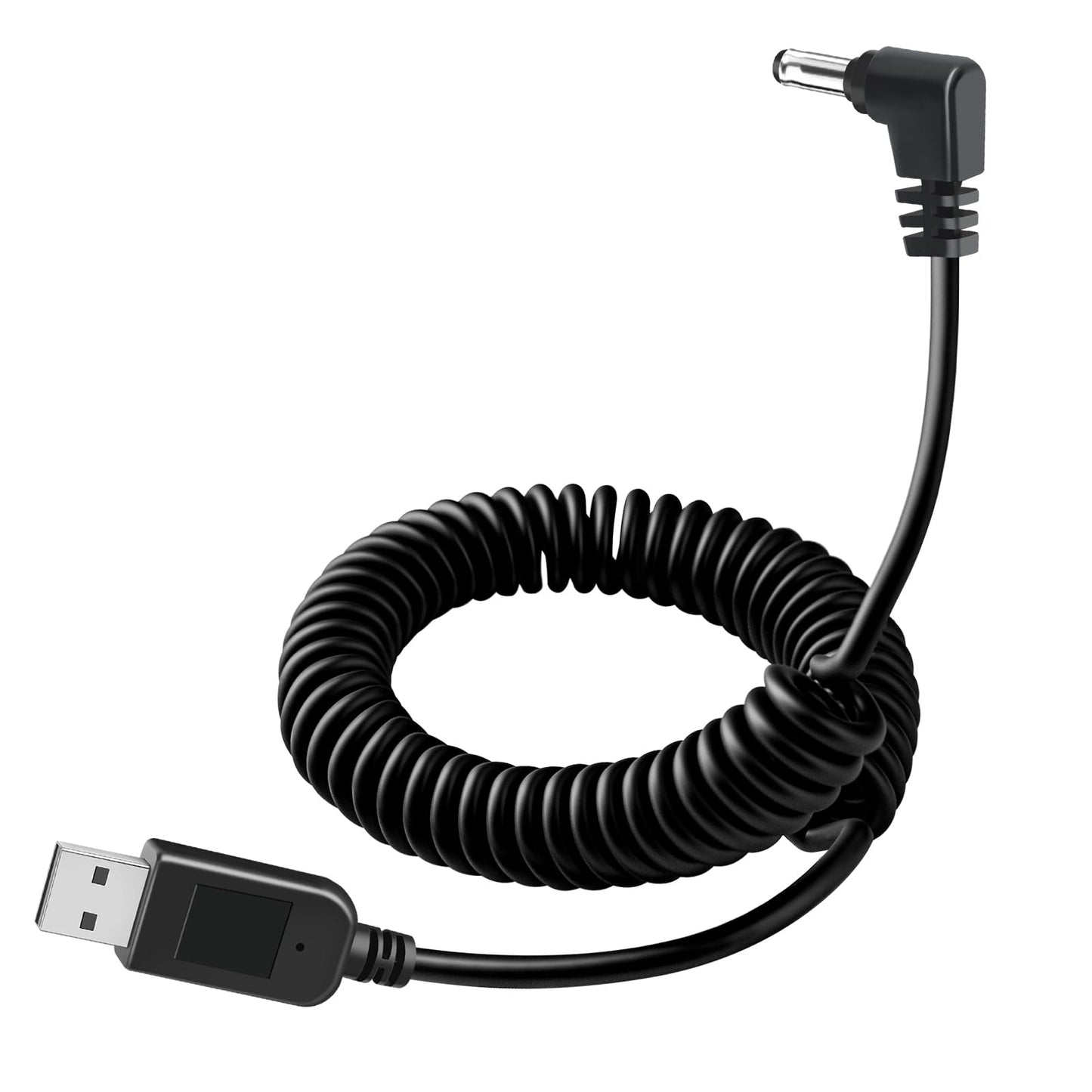 USB to DC3.5 car charger spring cable, Furrion FOS07TADS Vision S monitor USB to DC car charger cable - FOS48TA-BL FOS48TAPK BL, replacement part