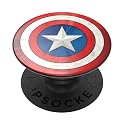 PopSockets Adhesive Phone Grip, Holder, Phone Stand, Marvel - Captain American Icon