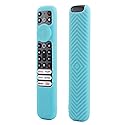 JCMOYUTY RC923 Remote Cover, Case for TCL RC813 FMB1 / RC902V FMR1 / RC923 LED Smart TV Remote Control Silicone Skin Glow Blue
