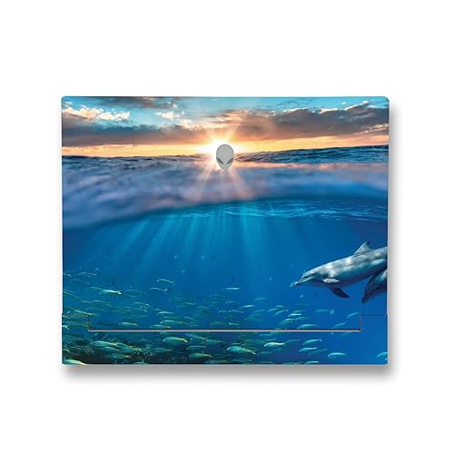 MightySkins Skin Compatible with Alienware X14 R2 (2023) Full Wrap Kit - Tranquil Swim | Protective, Durable, and Unique Vinyl Decal wrap Cover…