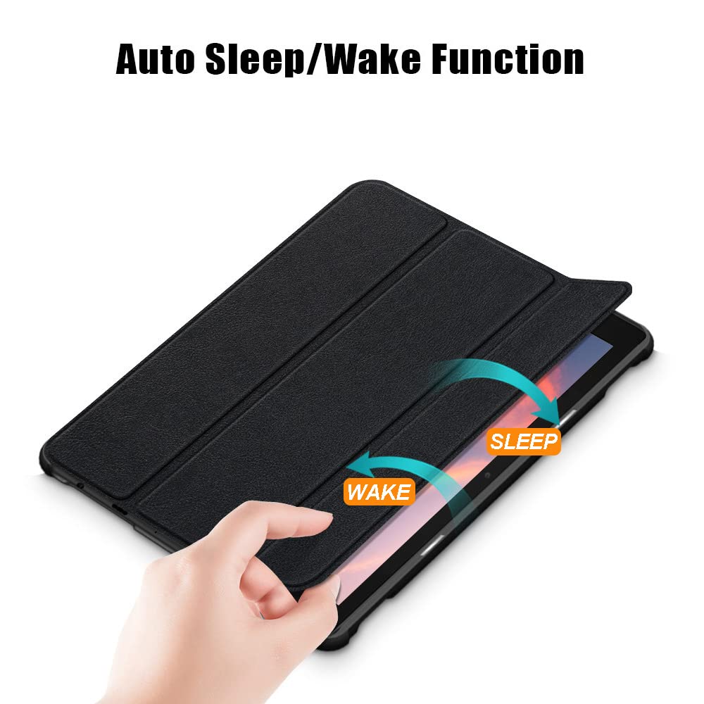 Fire Max 11 Tablet case,(13th Gen,2023 Release).Slim Fit Premium PU Leather Stand Hard Back Shell Protective Smart Cover with Auto Sleep/Wake Function