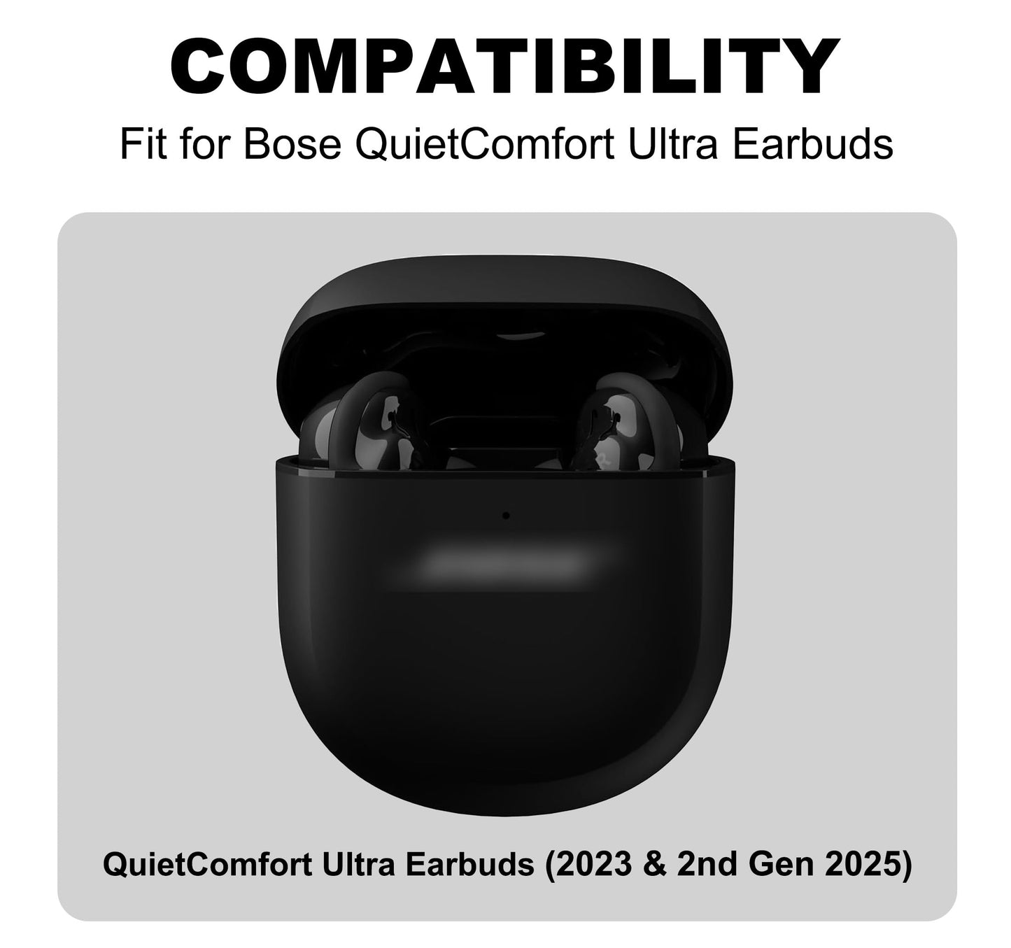 XMTYAN Replacement Ear Tips Compatible with Bose QuietComfort Ultra Earbuds (2023 & 2nd Gen 2025), Anti-Slip Silicone Wingtip Covers Eartip