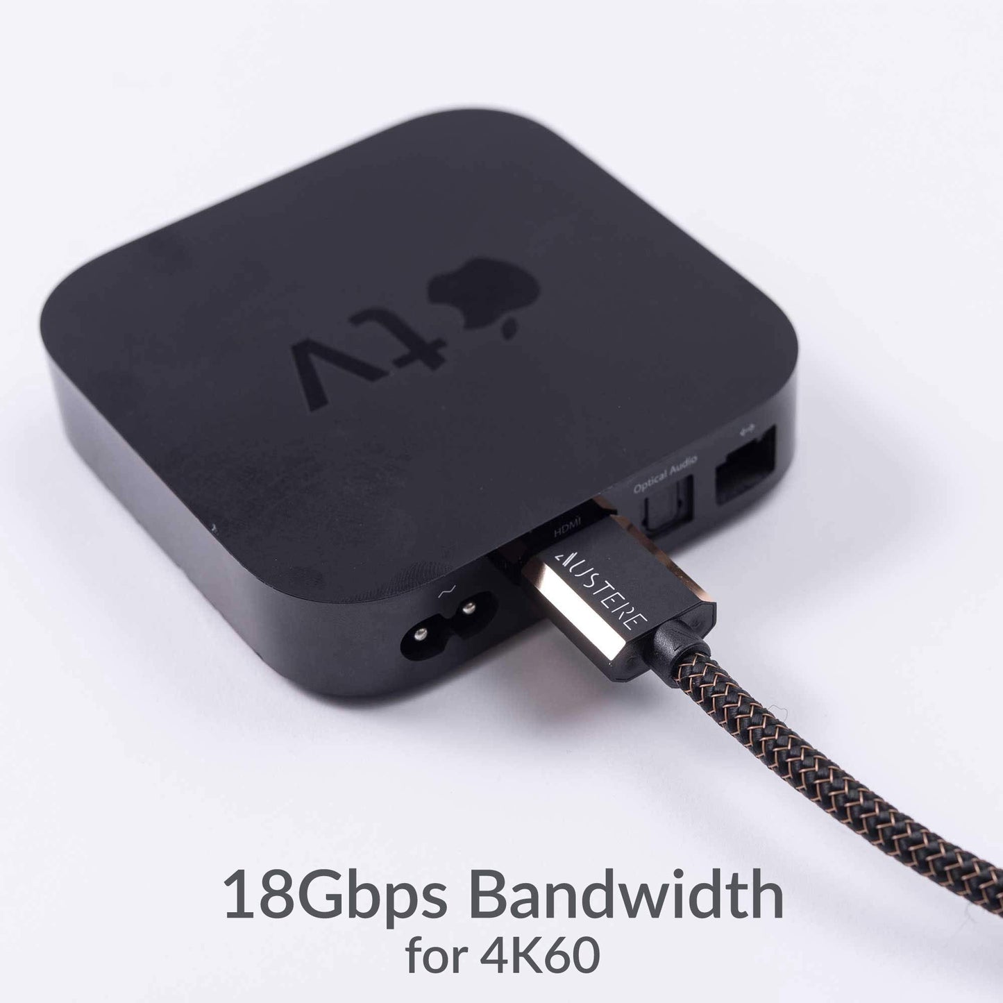 Austere III Series 4K HDMI Cable 1.5 meters \ 4K HDR, High Fidelity ARC, Pure Gold Contacts, aDesign Precision Connector Housing and WovenArmor Cable