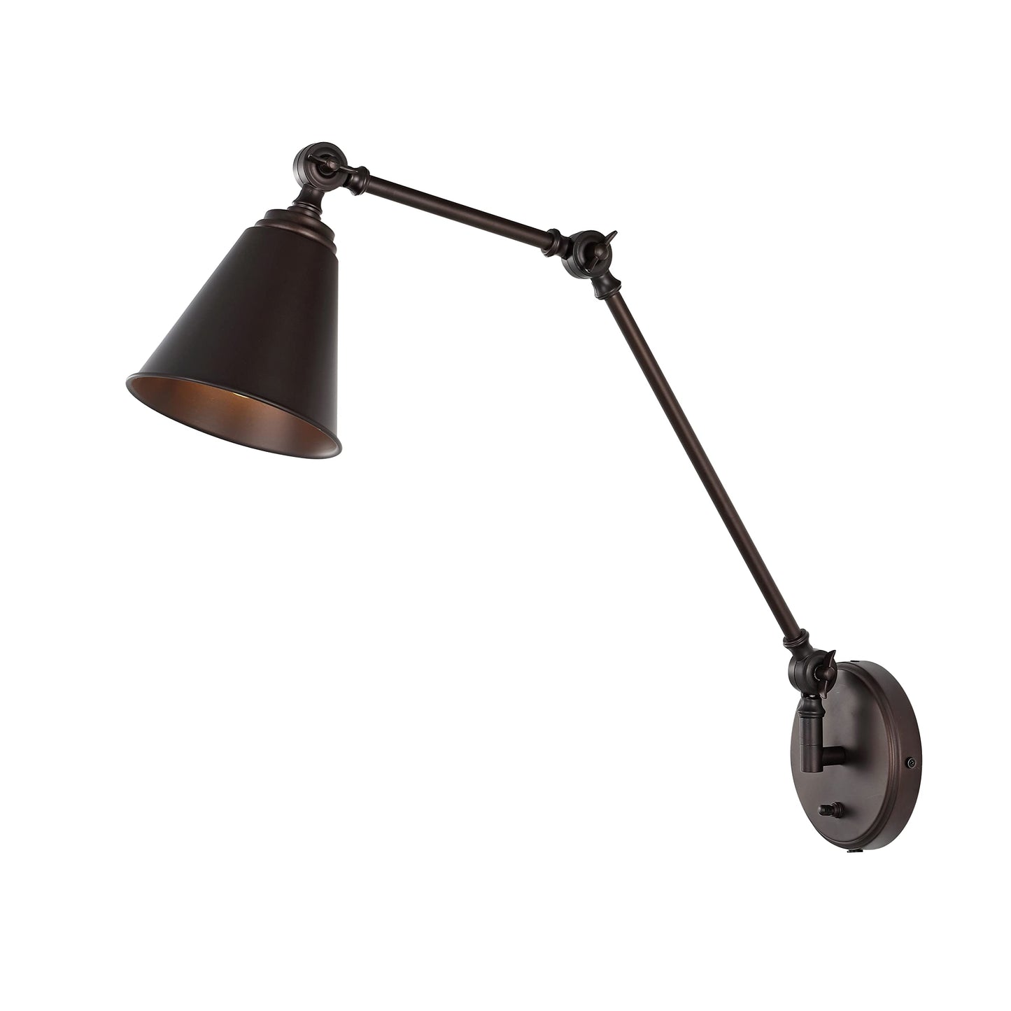 Safavieh Lighting Collection Kensley Black/Oil-Rubbed Bronze Wall Sconce (LED Bulb Included) SCN4067A