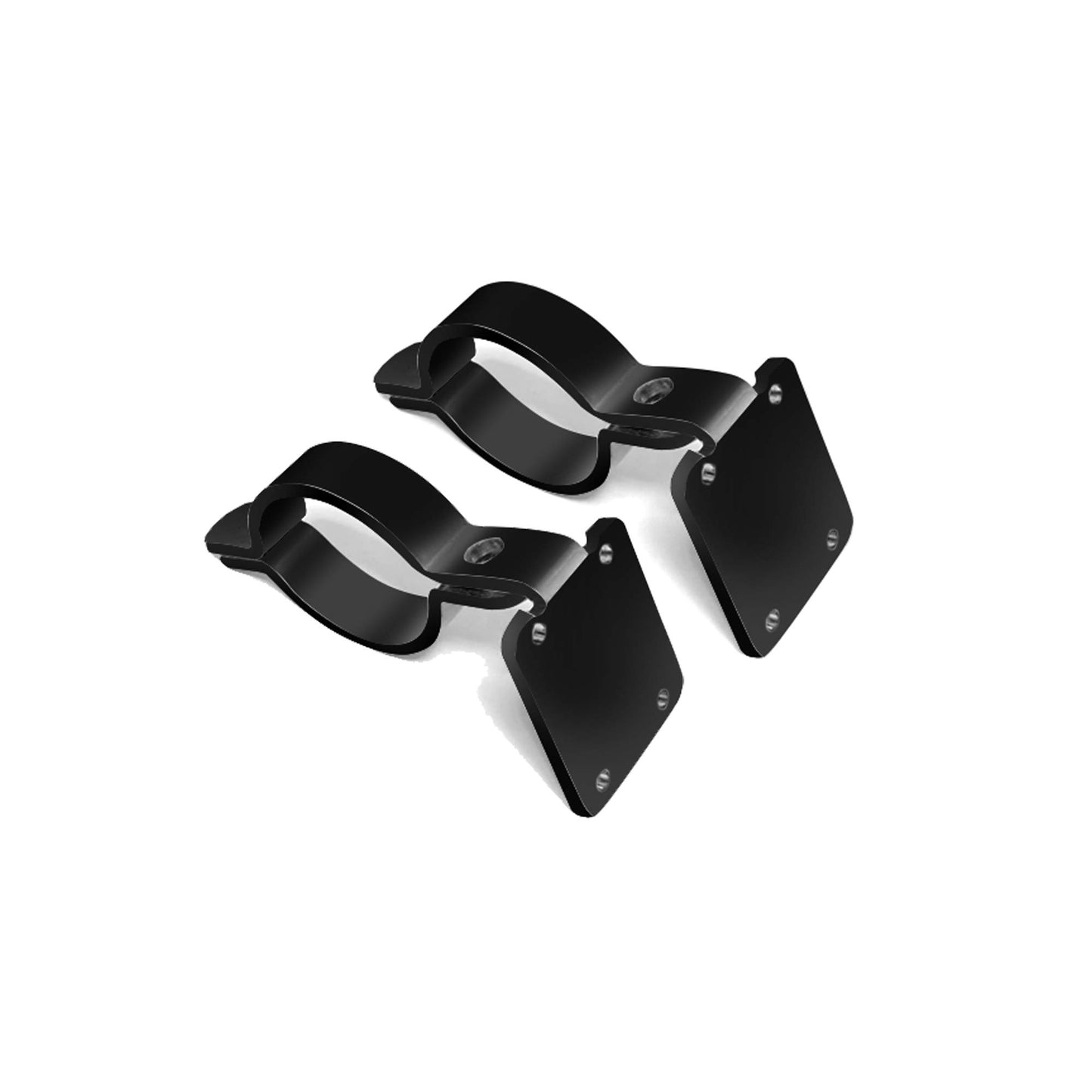 GoHawk Set of 2pcs(1Pair) 1 to 1-1/2 in. Handlebar Mounting Clamp Powersports Speakers AJ4 / AN4 / TJ4 / TN4 / AS5 / TS5 Series (Black)