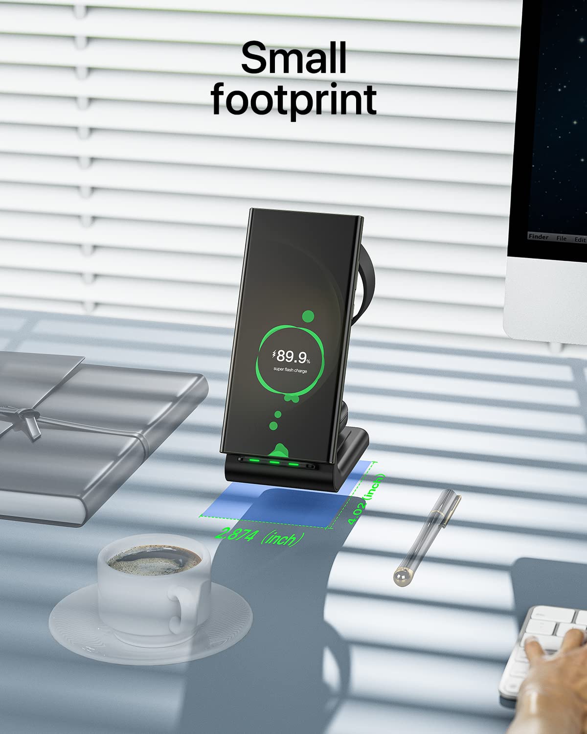 Intoval Wireless Charger,Wireless Charging Station for Samsung Galaxy Phone/Watch/Buds,fit for Galaxy S25/S24/S23/S22,Note20/10/Z Fold/FLI,Watch