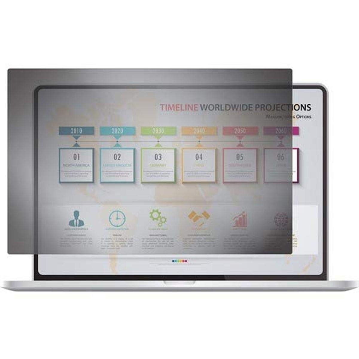 PrivacyView™ Privacy Filter for 14" Widescreen (16:9) Laptop - Unframed - Black
