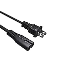 AC Printer Power Cord Repalcement for Epson Ecotank ET-2720 ET-2750 ET-2650 ET-m1120 ET-m1170 ET-3760 ET-3750 ET-2760,XP-434 XP-410 XP-300 XP-310