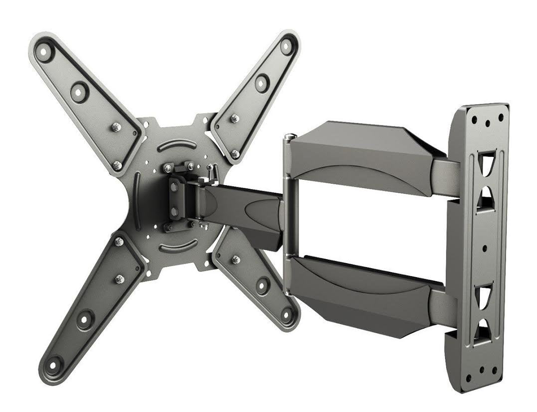 2xhome - Full Motion Articulating Swivel Swival & Tilt Arm - Cable Management - LCD LED 3D Plasma TV TVs Television Monitor Moniter Screen Wall Mount