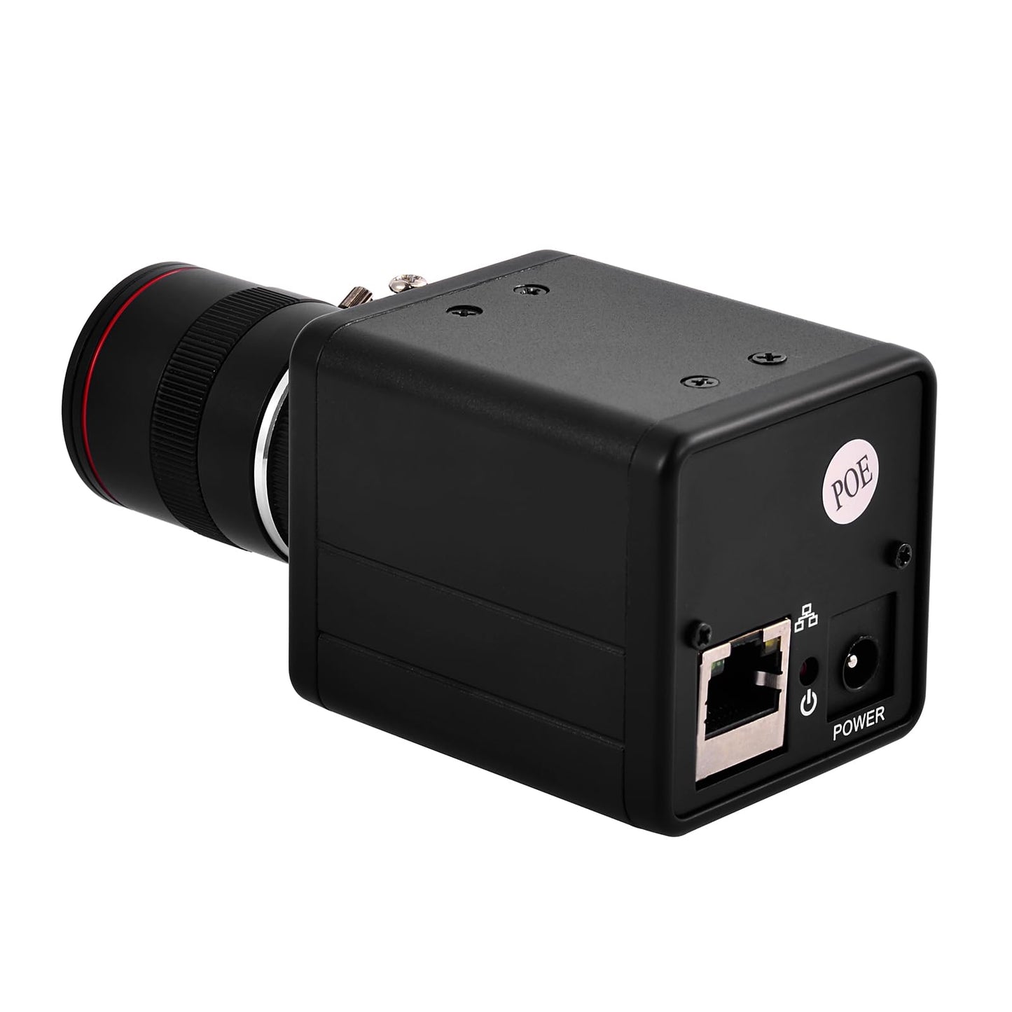 Vanxse 2K 4MP HD Mini CCTV POE WDR AI Box Bullet Netwok IP Security Camera 1/1.8" 6-12mm F1.6 Varifocal Lens Human Vehicle Motion Detection Face