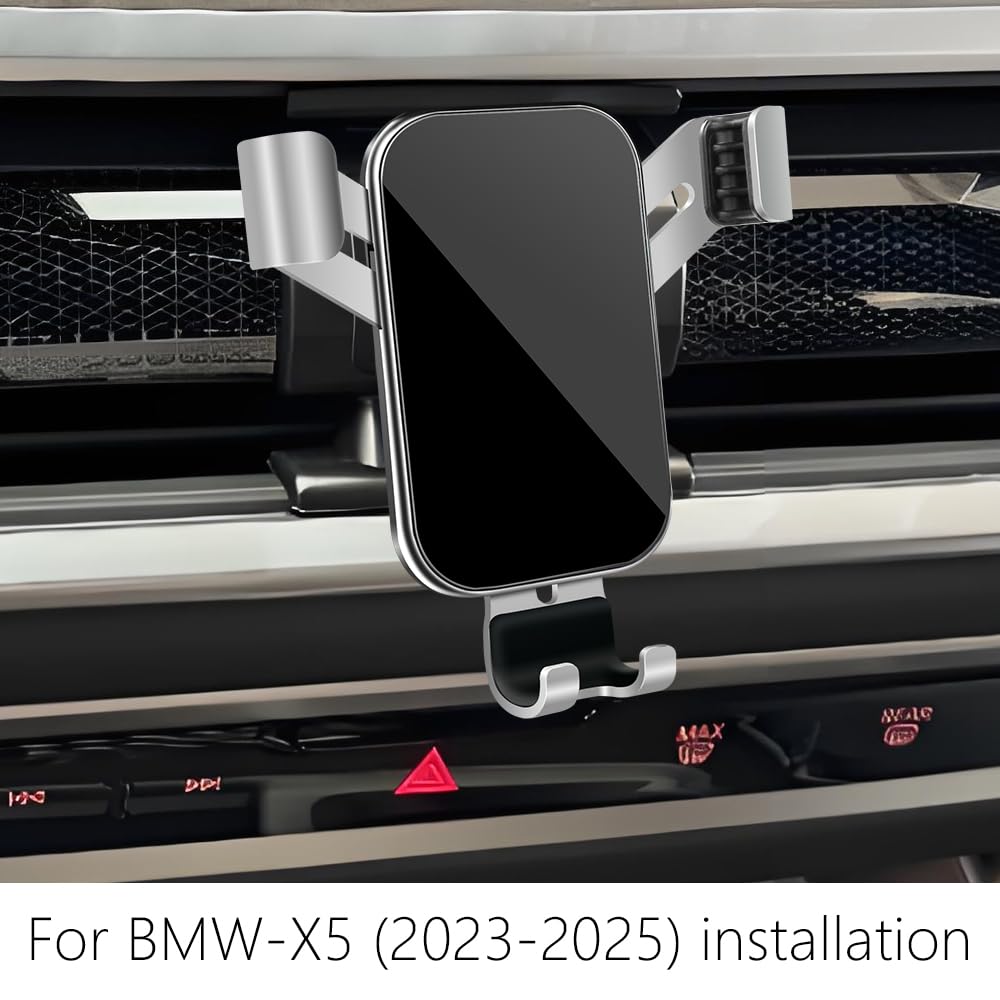 LUNQIN Car Phone Holder for BMW X5 X5M 2024 2025 2026 and X6 X6M 2024-2026 and BMW X7 2023-2026 Auto Interior Accessories Best Cell Phones Mount