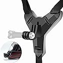 MBAFIT Helmet Chin Holder Bracket Motorcycle Chin Strap Mount for GoPro Hero 11 10 9 8,DJI OSMO Action, SJCAM,YI and Other Action Cam (Black)