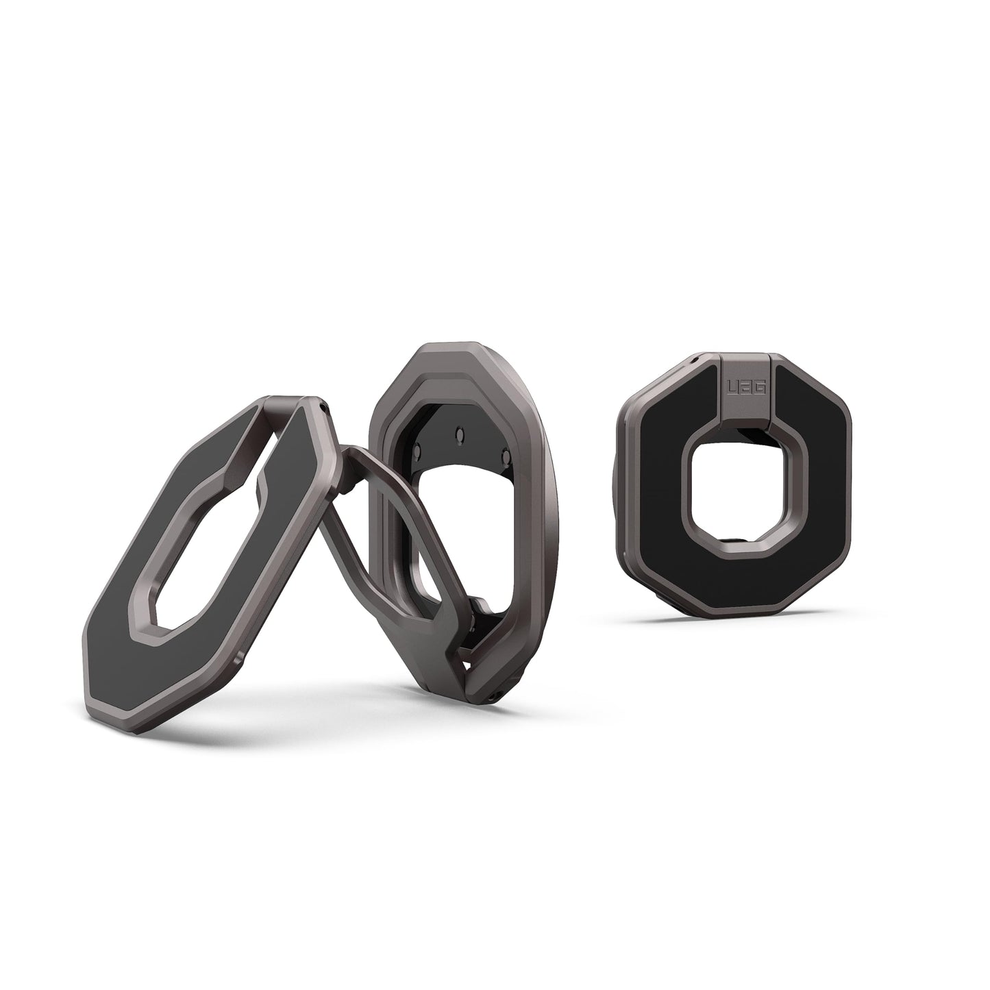 URBAN ARMOR GEAR UAG Magnetic Ring Stand Monarch Mag2 w/Built-in Bottle Opener - Ultra-Strong Double Magnet MagSafe Compatible Metal Phone Ring Grip