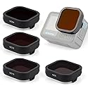GEPULY 4-Pack ND Filter Lens Set for GoPro Hero 13 Black (ND8/ND16/ND32/ND64) Multi-Coated Neutral Density ND Filters Kit HD Glass Go Pro 13