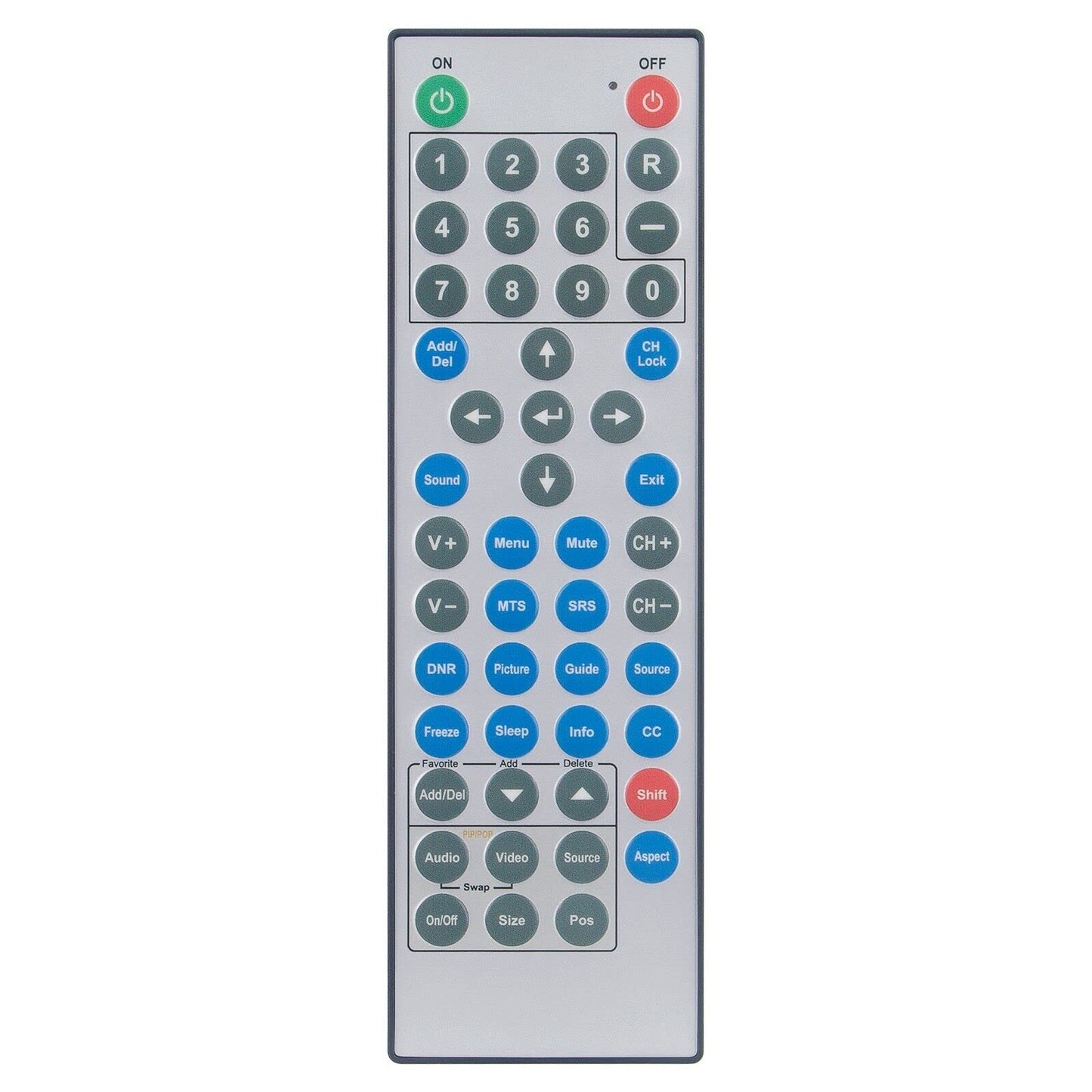 UFI8MOGA Replacement Remote Control Compatible with SunBrite TV SUNBRITETV 3260HD