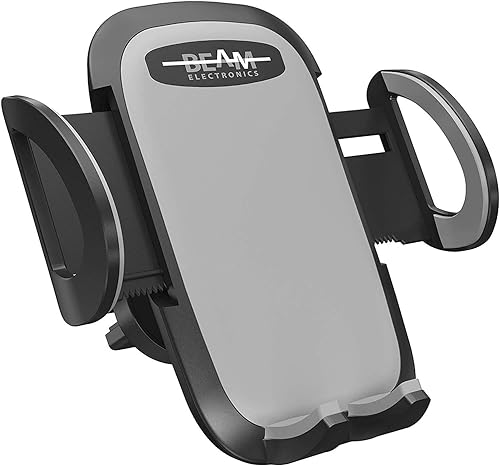 Beam Electronics Car Phone Holder Mount, Phone Car Air Vent Mount Holder Cradle Compatible for iPhone 12 11 Pro Max XS XS XR X 8+ 7+ SE 6s 6+ 5s 4