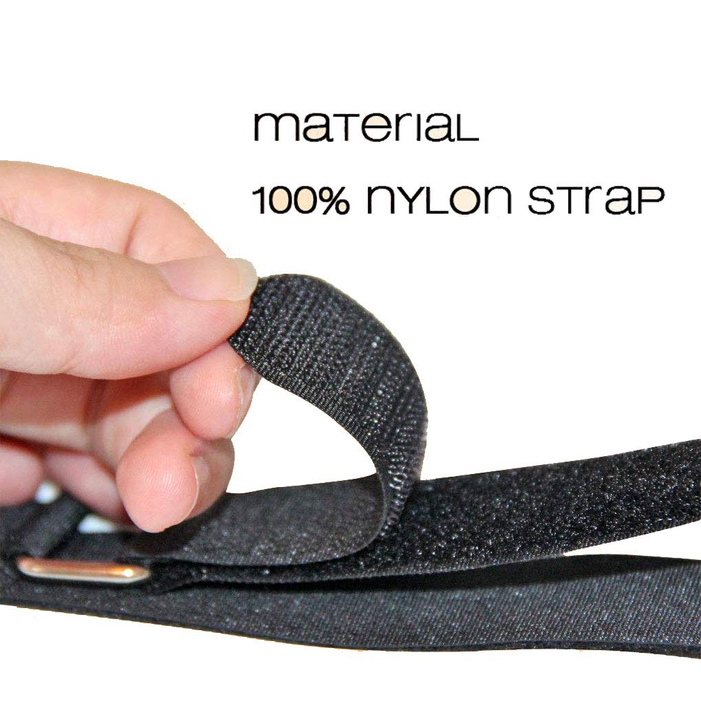 FOMMEN Hook And Loop Straps 10 Pack 50 inch Straps?Reusable Cable Strap,Management Adjustable Multipurpose Hook And Loop Securing Straps