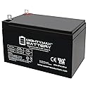 Mighty Max Battery ML15-12NB - 12 Volt 15 AH, NB Terminal, Rechargeable SLA AGM Battery