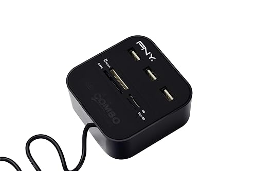 PNY Multi-Slot USB & Flash Card Reader (P-UBSDRDR21K-RF)