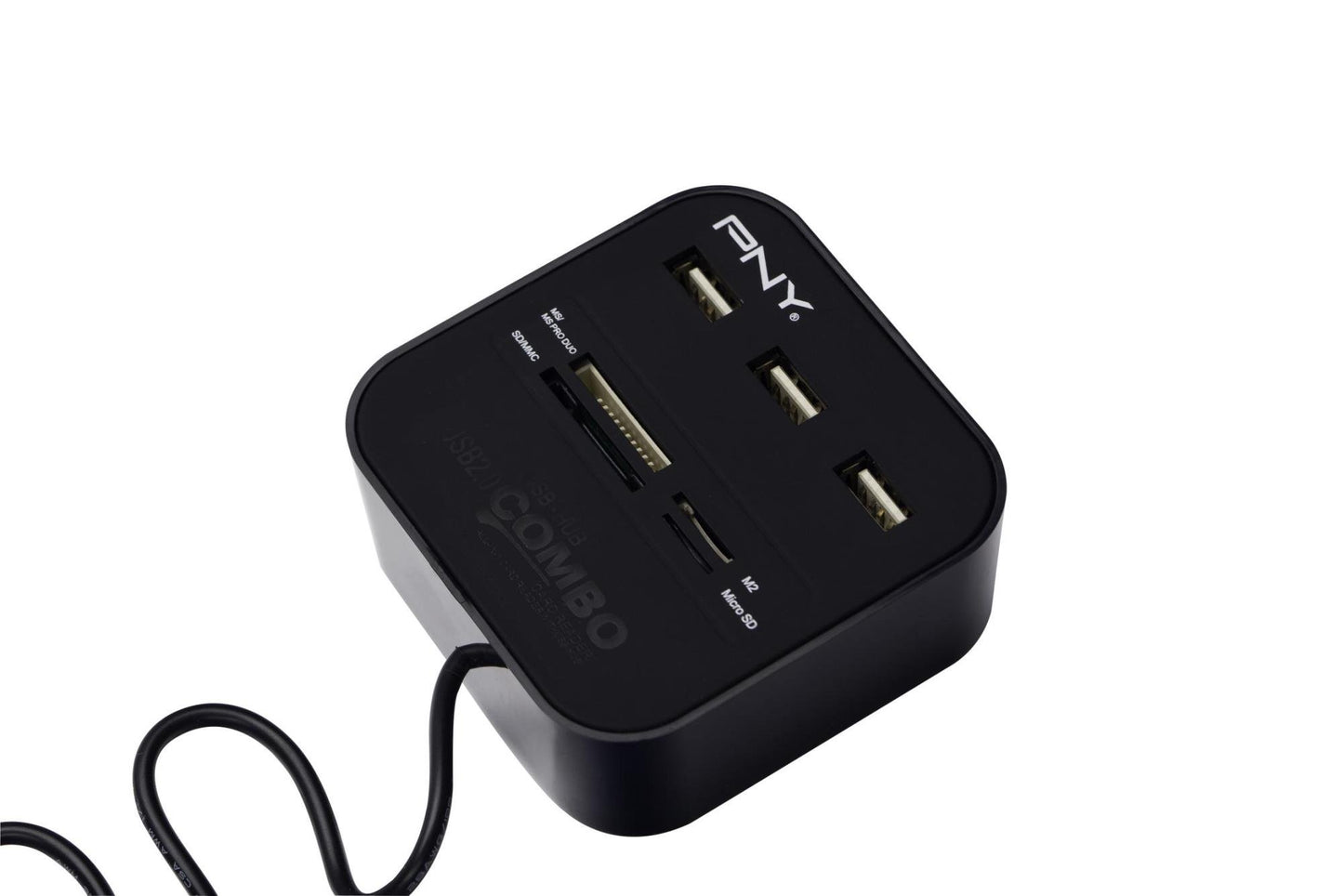 PNY Multi-Slot USB & Flash Card Reader (P-UBSDRDR21K-RF)